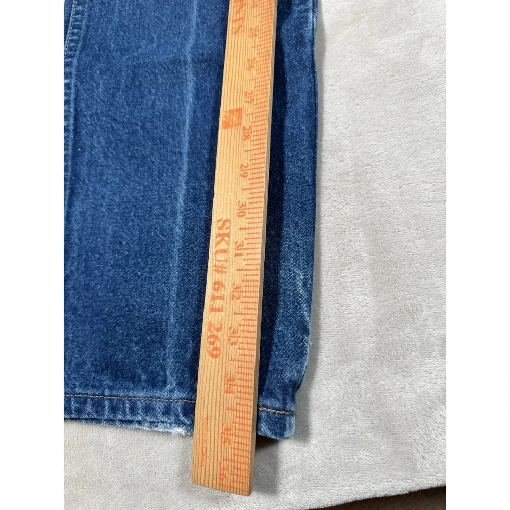Vintage 80s Wrangler 13mwz Cowboy Cut Jeans Size 26x32 Blue Western MADE IN USA